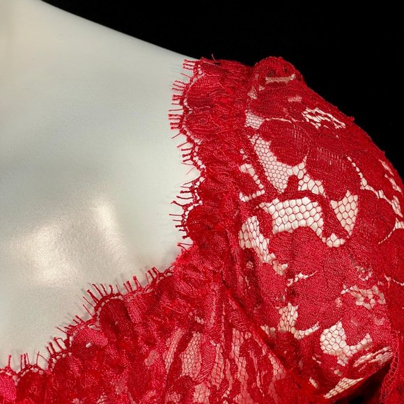 LONG SLEEVE LACE BODYSUIT - Picture 6 of 8